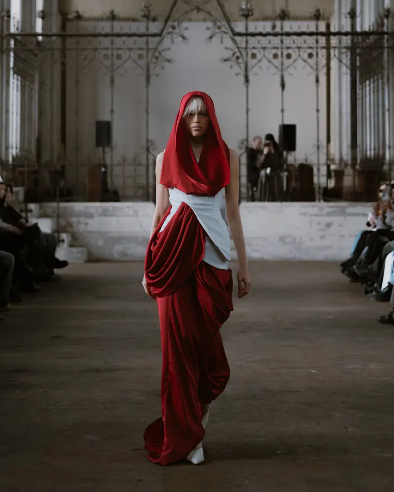 STADION FW25 fashion presentation highlighting digital evolution