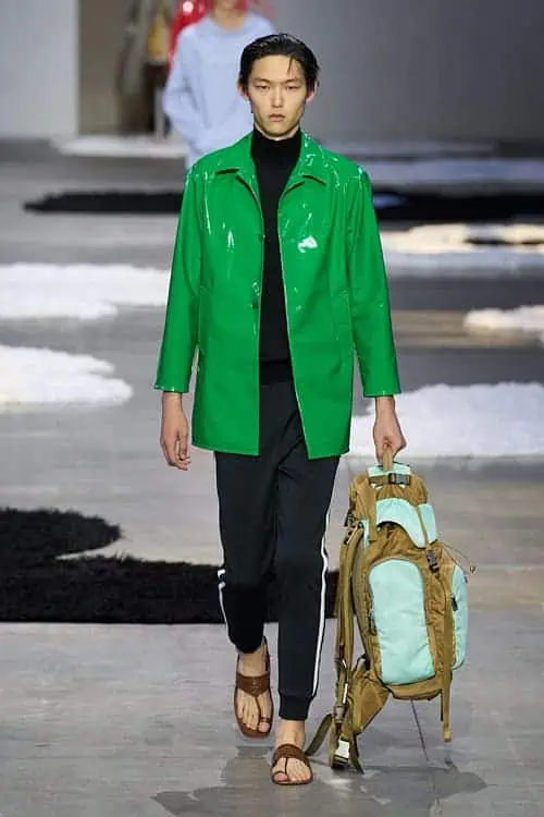 Prada SS26 minimalism, reviewed by The Cold Magazine — look 1