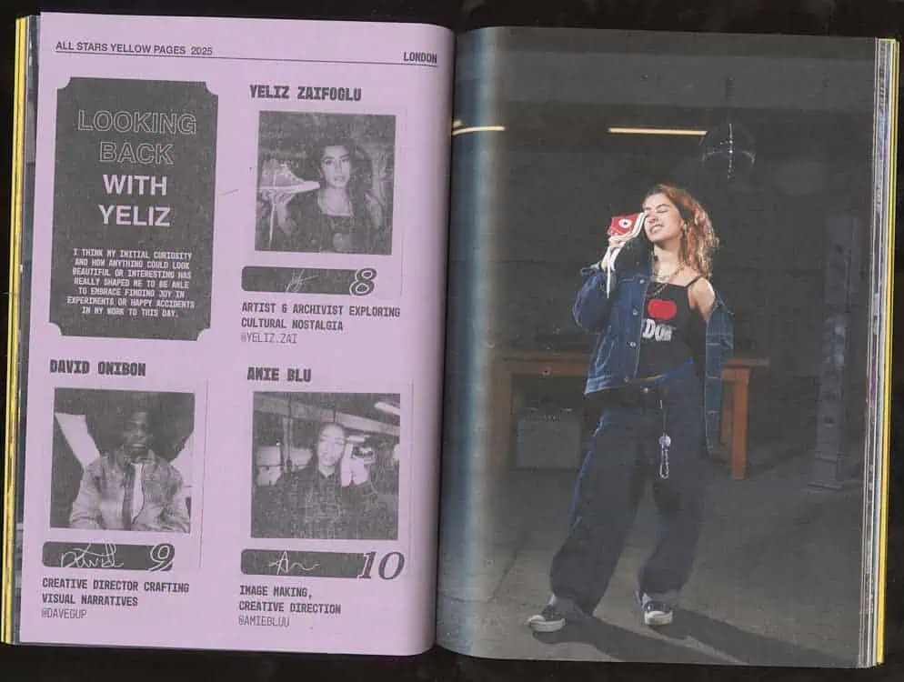 Yeliz Zaifoglu, David Onibon, and Amie Blu showcased as part of London’s All Stars Yellow Pages community.