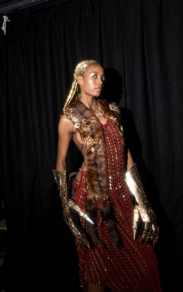Malon's Manchester Fashion Week debut, in The Cold Magazine — look 1