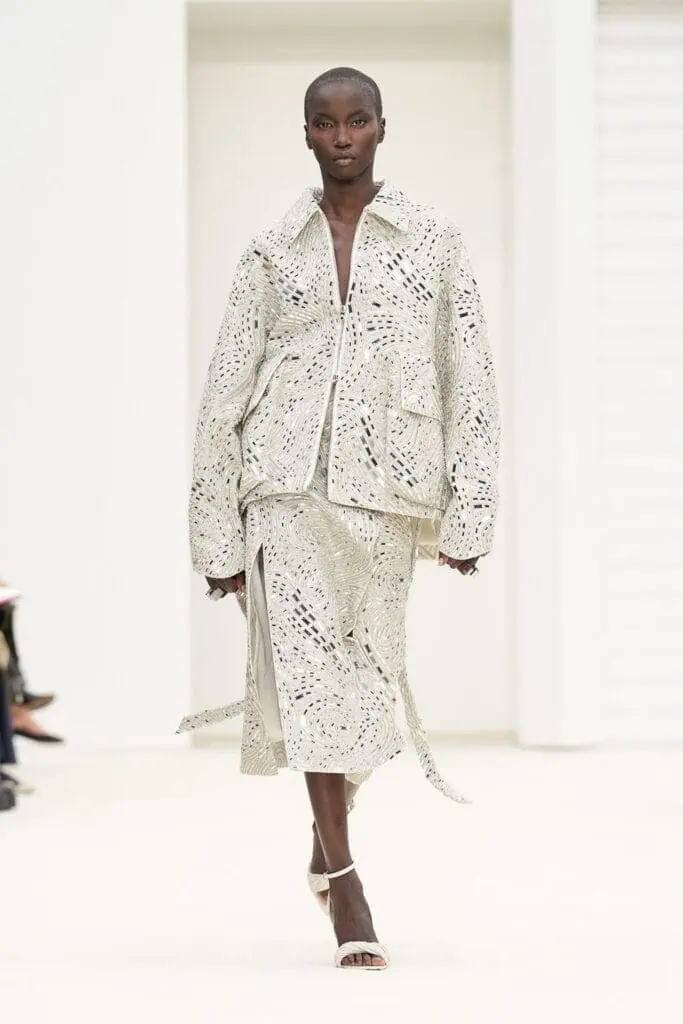 Ferrari SS26 at Milan Fashion Week, reviewed by The Cold Magazine — look 1