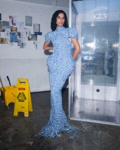 Ella Douglas reimagining workwear, in The Cold Magazine