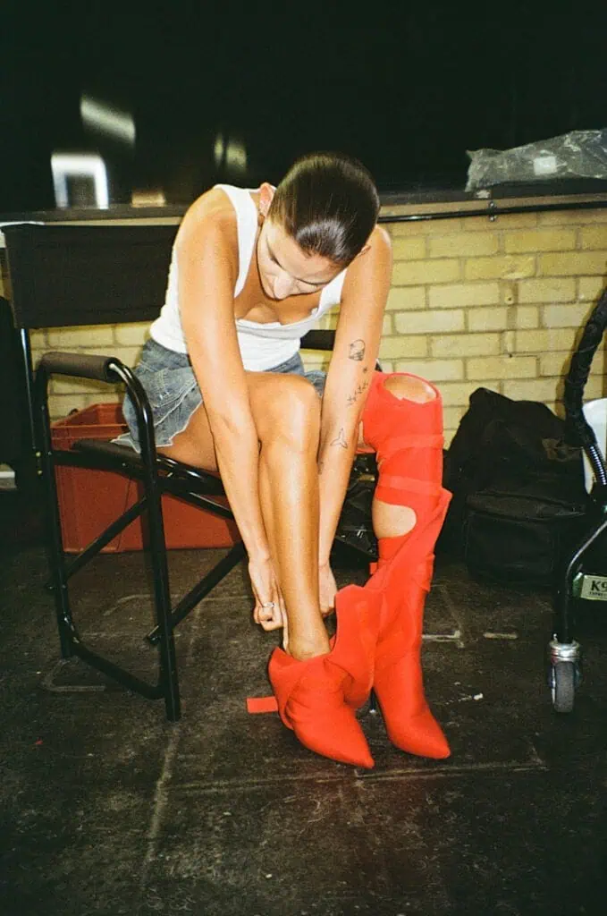 Ella Douglas reimagining workwear, in The Cold Magazine — look 3
