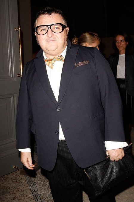 Alber Elbaz photographed during his tenure as creative director of Lanvin.