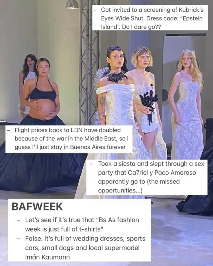 Buenos Aires Fashion Week Through Phoebe’s Camera Roll (1 of 12)