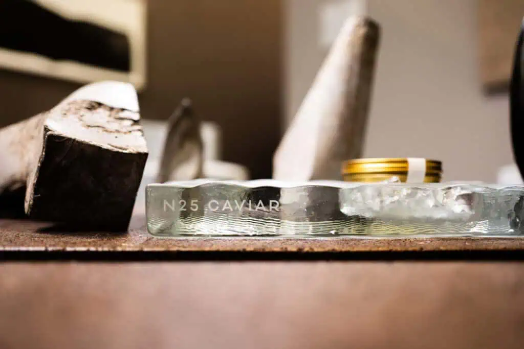 Caviar and craft dining, in The Cold Magazine
