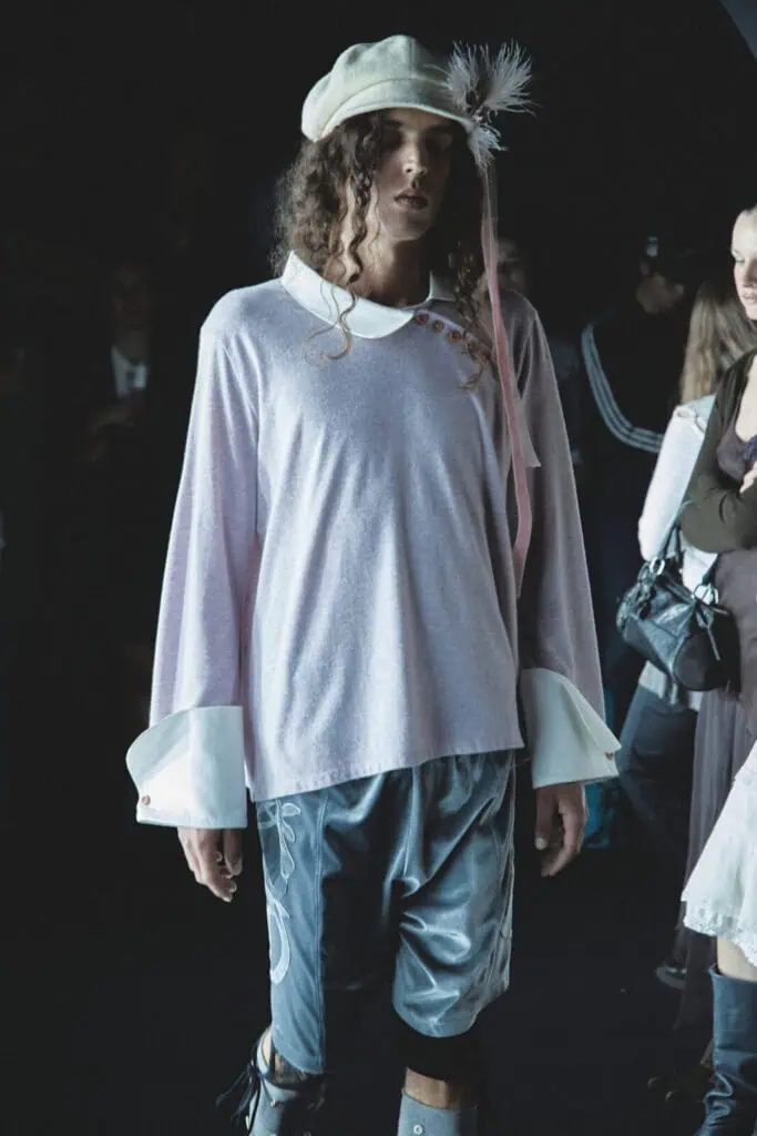 NIMPH, Barcelona's upcycled fashion brand, in The Cold Magazine — look 9