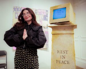 Internet Cafe, a Y2K nostalgia exhibition, in The Cold Magazine