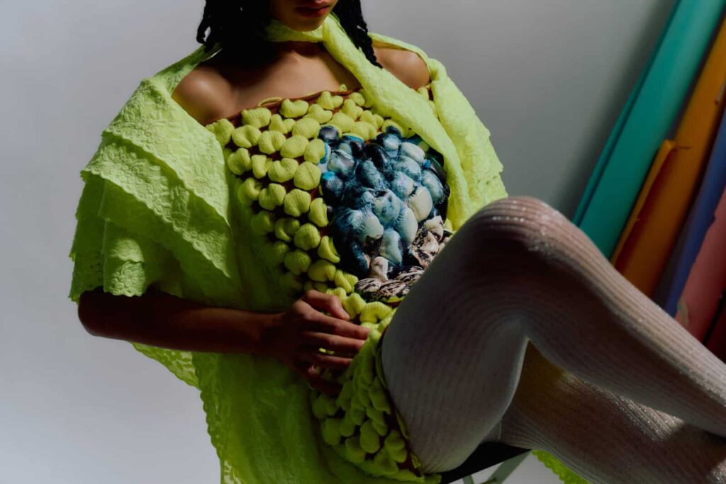 A Central Saint Martins graduate's collection, in The Cold Magazine