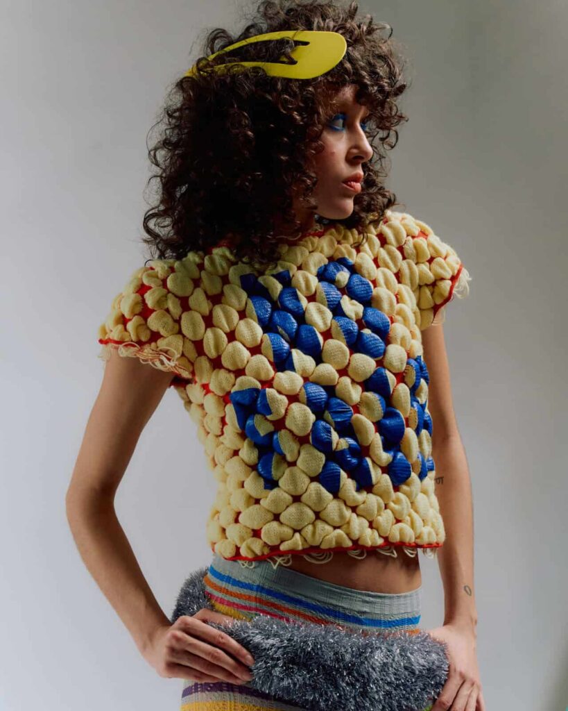 A Central Saint Martins graduate's collection, in The Cold Magazine