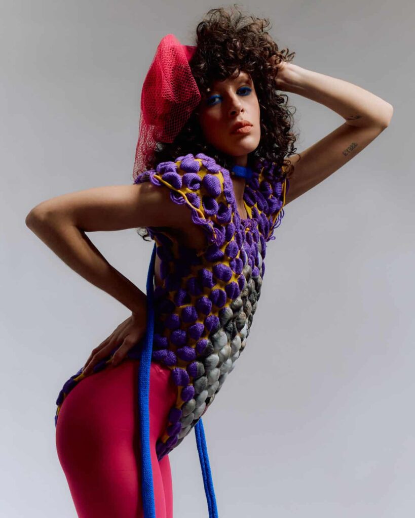 A Central Saint Martins graduate's collection, in The Cold Magazine