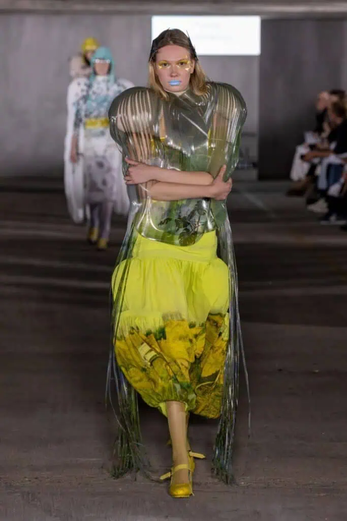 Central Saint Martins 2026 BA Fashion Show, in The Cold Magazine — look 15
