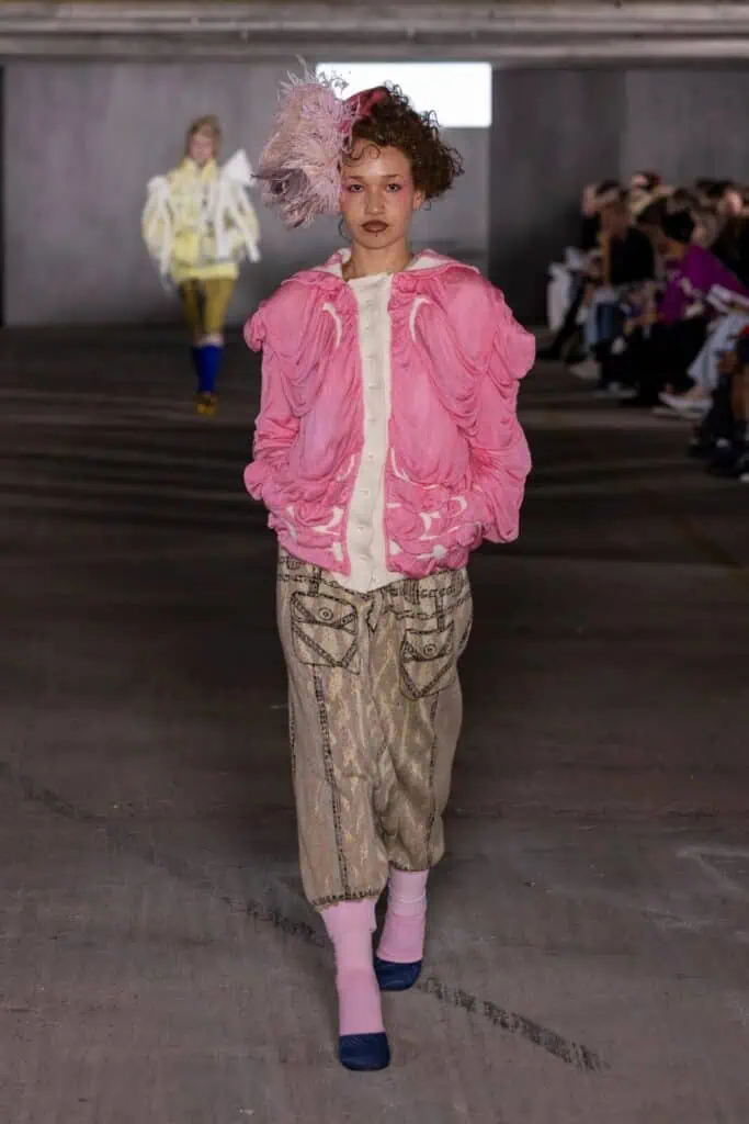 Central Saint Martins 2026 BA Fashion Show, in The Cold Magazine — look 11