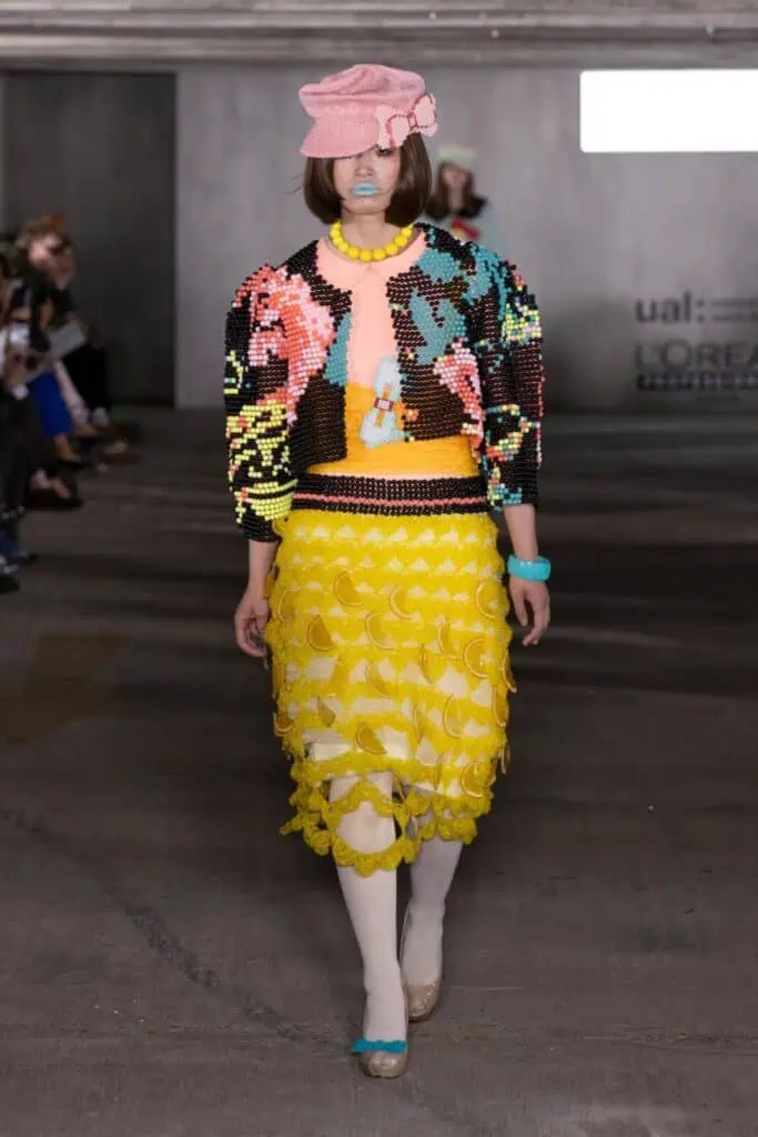 Central Saint Martins 2026 BA Fashion Show, in The Cold Magazine — look 1