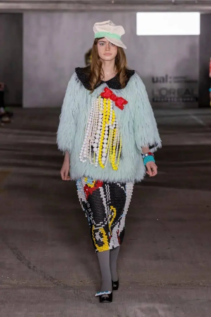 Central Saint Martins 2026 BA Fashion Show, in The Cold Magazine — look 2