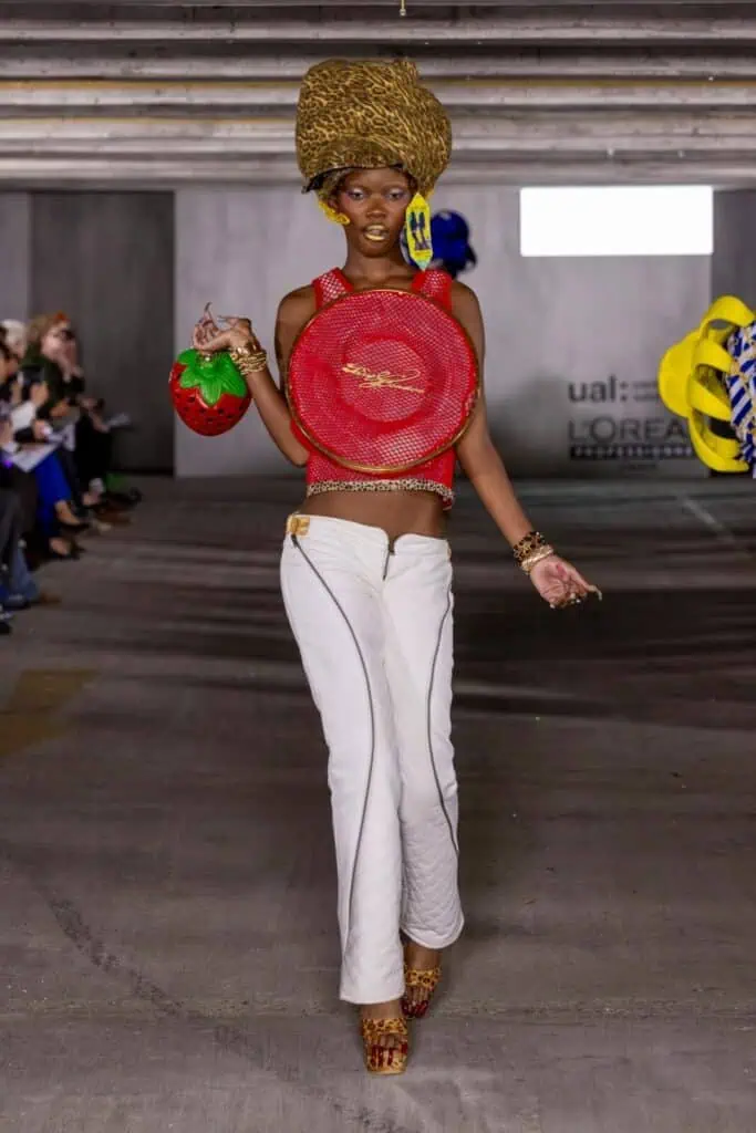 Central Saint Martins 2026 BA Fashion Show, in The Cold Magazine — look 14