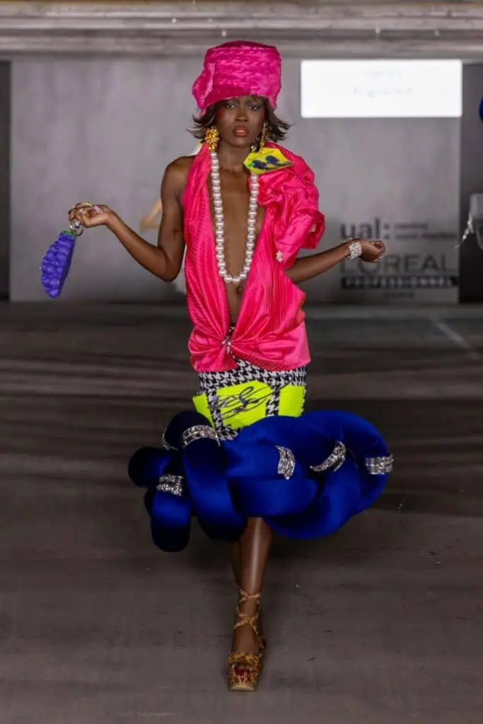 Central Saint Martins 2026 BA Fashion Show, in The Cold Magazine — look 12