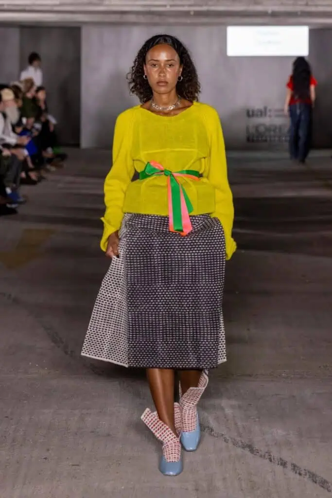 Central Saint Martins 2026 BA Fashion Show, in The Cold Magazine — look 7