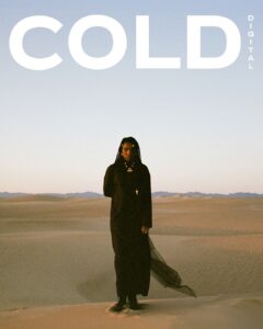 Dua Saleh on The Cold Magazine's cover