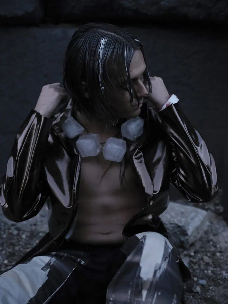 When the Ice Melts fashion editorial for The Cold Magazine — look 6