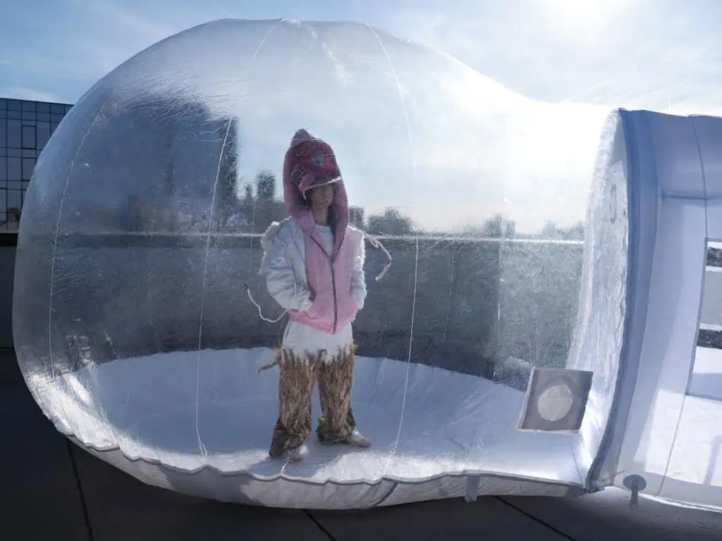 When the Ice Melts fashion editorial for The Cold Magazine — look 4