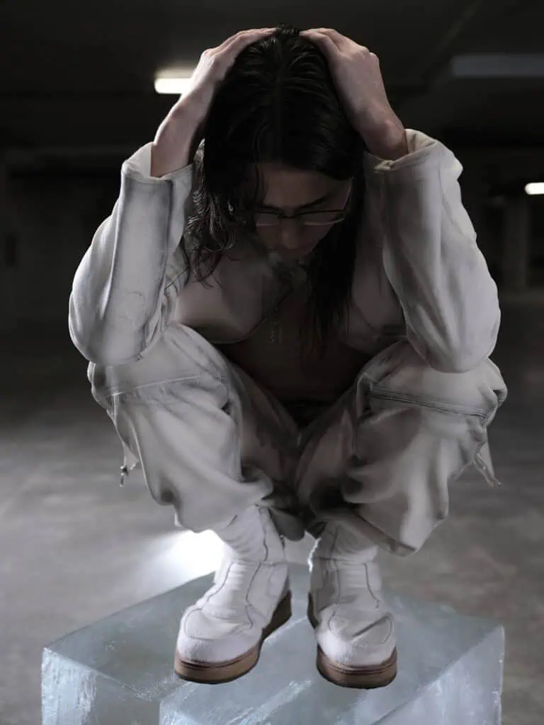 When the Ice Melts fashion editorial for The Cold Magazine — look 5