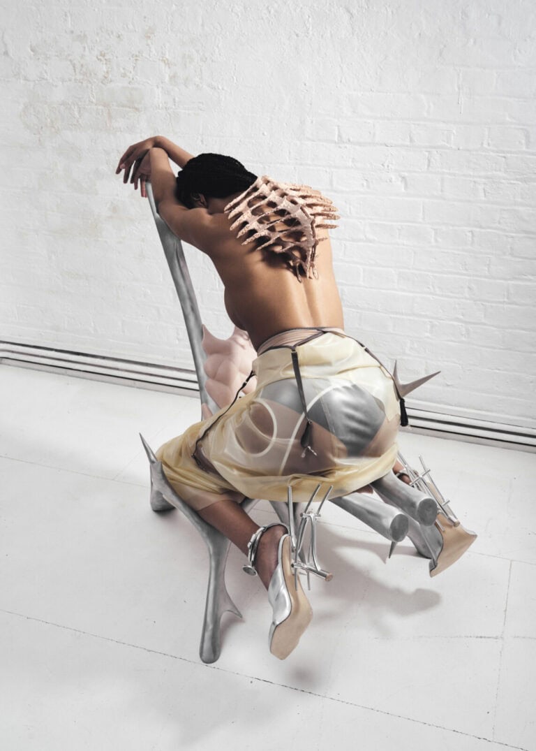 Daniel Widrig’s sculptural creations blur the boundaries between body, nature and technology
