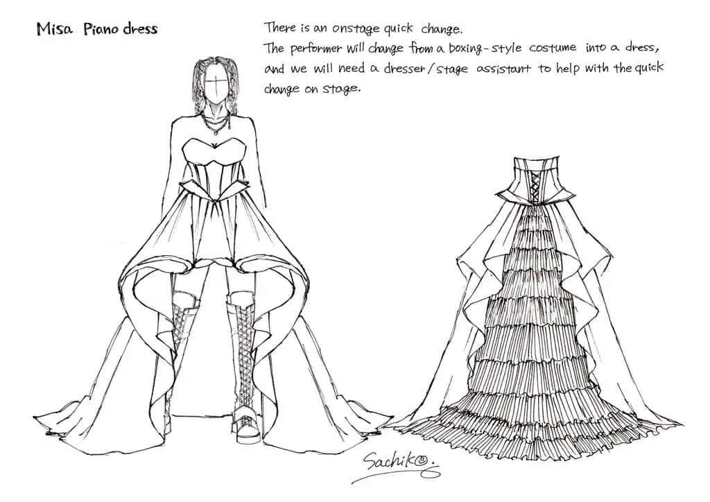 Sachiko Nakahara on building gods of death from ink, paper and dirt for Death Note the Musical (4 of 8)
