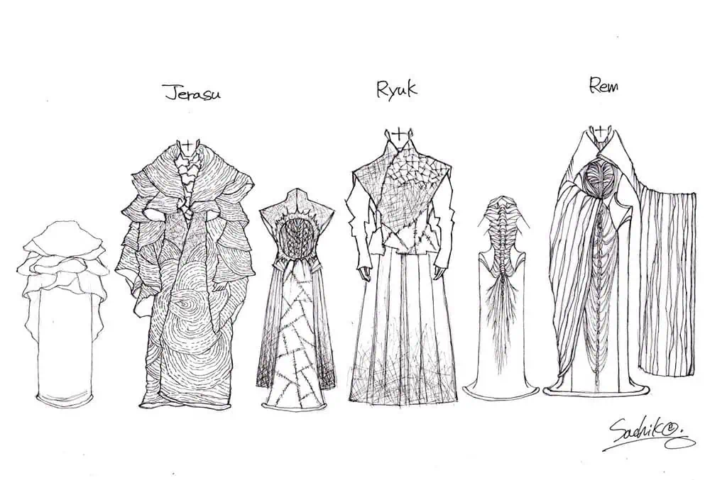 Sachiko Nakahara on building gods of death from ink, paper and dirt for Death Note the Musical (7 of 8)