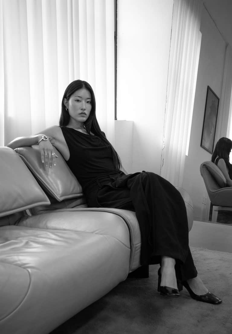 The LA brand bringing 90s minimalism back, in The Cold Magazine — look 1