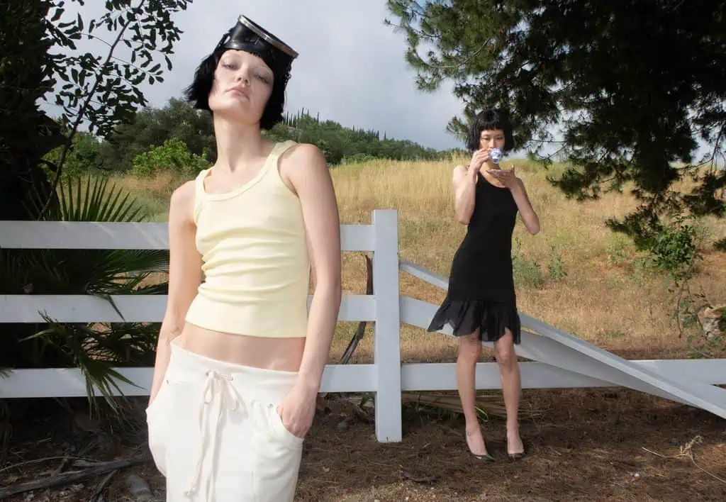 The LA brand bringing 90s minimalism back, in The Cold Magazine — look 4