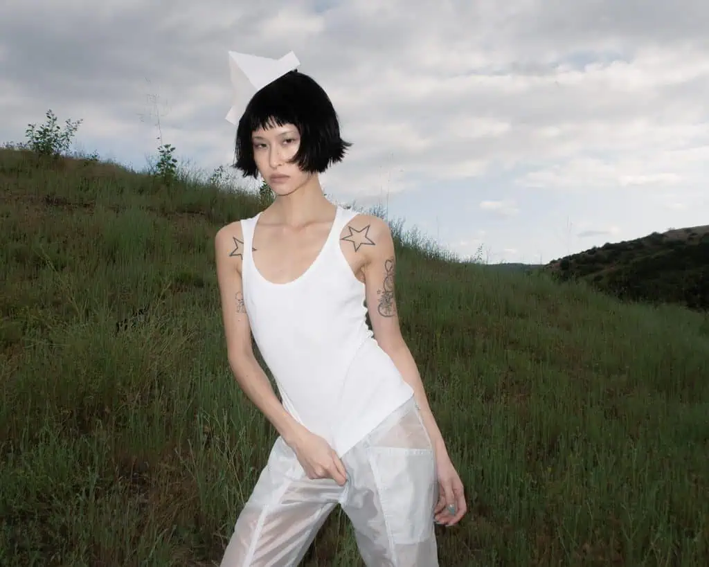 The LA brand bringing 90s minimalism back, in The Cold Magazine — look 7