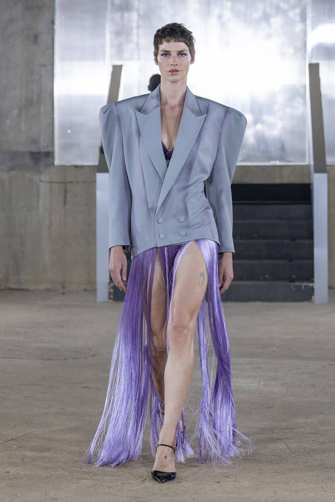 Collins Music Hall, London, 17th September 2026. A model walks in the Agro Studio Runway Show. ©Chris Yates/ Chris Yates Media