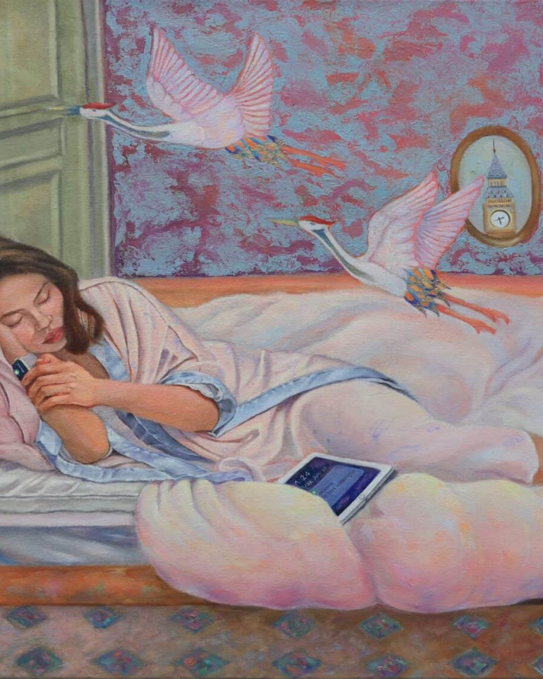 I still careI-2022-oil on canvas-120x85cm